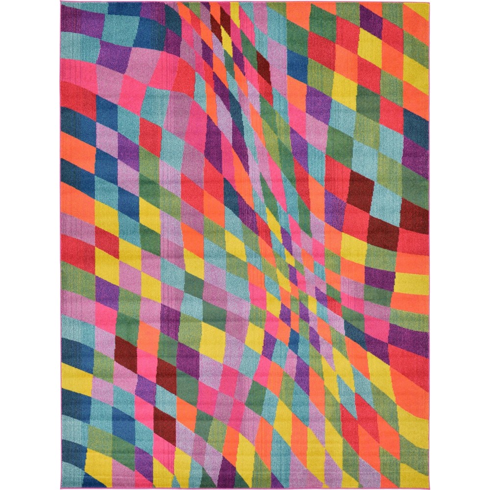 Rug Unique Loom Estrella Multi Rectangular 9' 0 x 12' 0 Rug Unique Loom Estrella Multi Rectangular 9' 0 x 12' 0