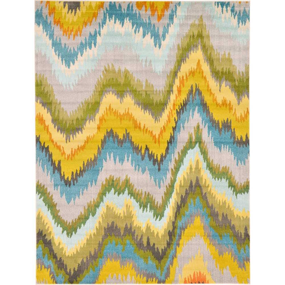 Rug Unique Loom Estrella Multi/Blue Rectangular 9' 0 x 12' 0 Rug Unique Loom Estrella Multi/Blue Rectangular 9' 0 x 12' 0