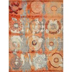 Rug Unique Loom Estrella Orange Rectangular 9' 0 x 12' 0