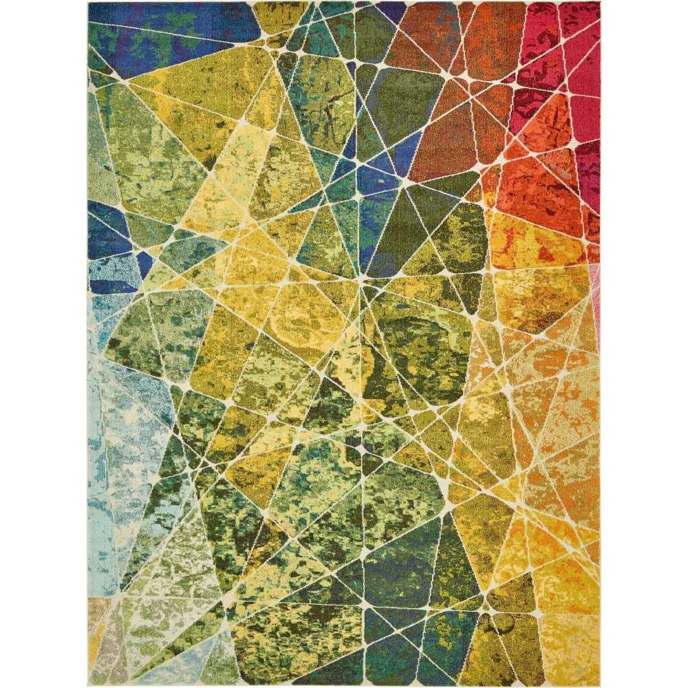 Rug Unique Loom Estrella Multi Rectangular 9' 0 x 12' 0 Rug Unique Loom Estrella Multi Rectangular 9' 0 x 12' 0