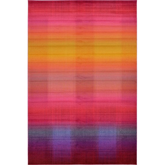 Rug Unique Loom Estrella Pink Rectangular 10' 6 x 16' 5