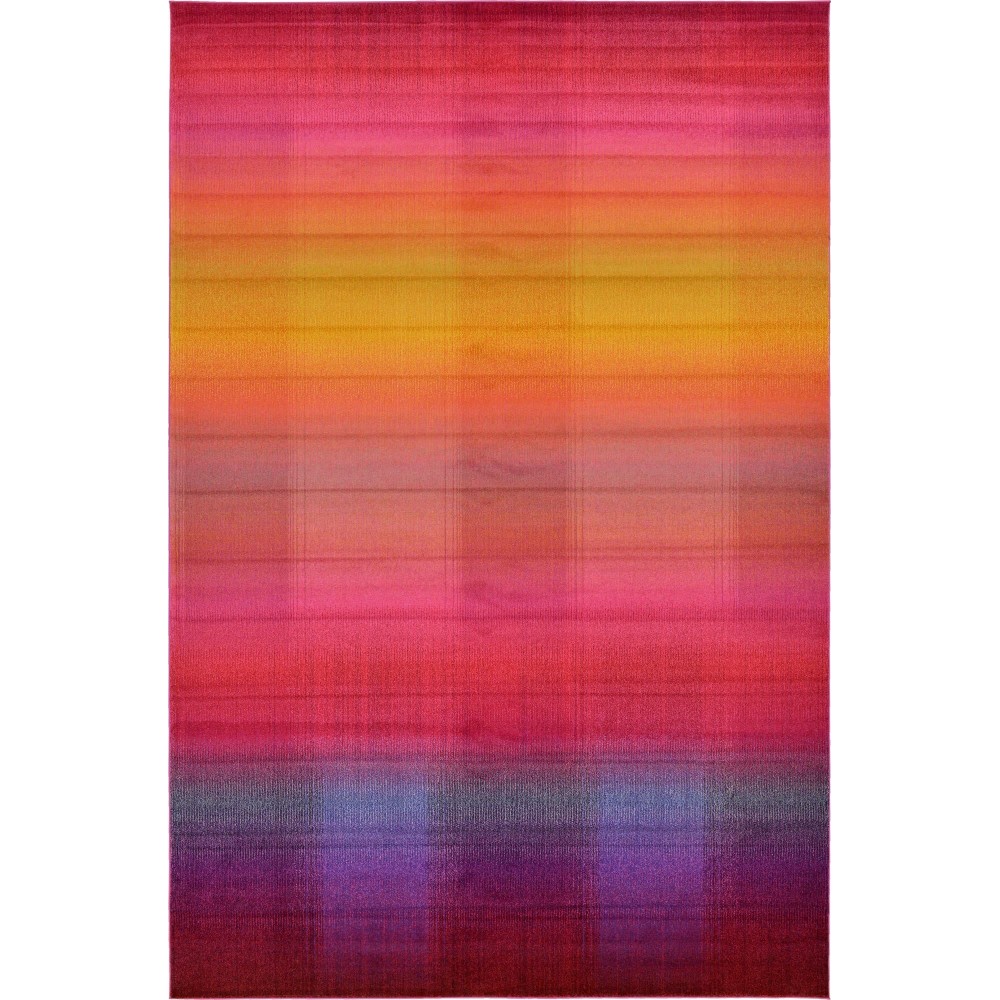 Rug Unique Loom Estrella Pink Rectangular 10' 6 x 16' 5 Rug Unique Loom Estrella Pink Rectangular 10' 6 x 16' 5