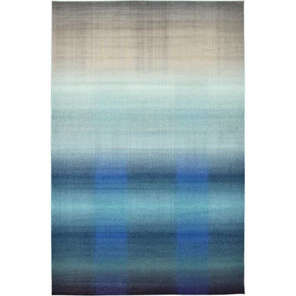 Rug Unique Loom Estrella Blue Rectangular 10' 6 x 16' 5 Rug Unique Loom Estrella Blue Rectangular 10' 6 x 16' 5