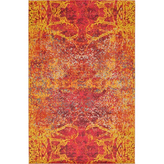 Rug Unique Loom Estrella Red Rectangular 10' 6 x 16' 5