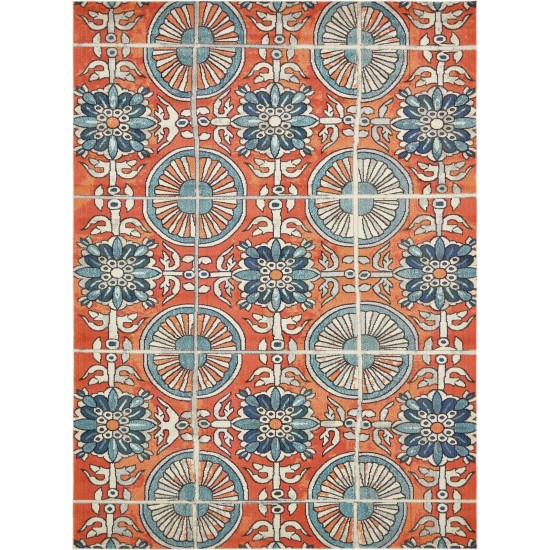 Rug Unique Loom Estrella Orange Rectangular 10' 6 x 16' 5