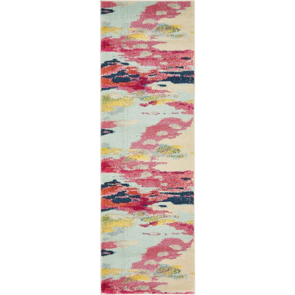 Rug Unique Loom Estrella Pink Runner 2' 2 x 6' 7 Rug Unique Loom Estrella Pink Runner 2' 2 x 6' 7