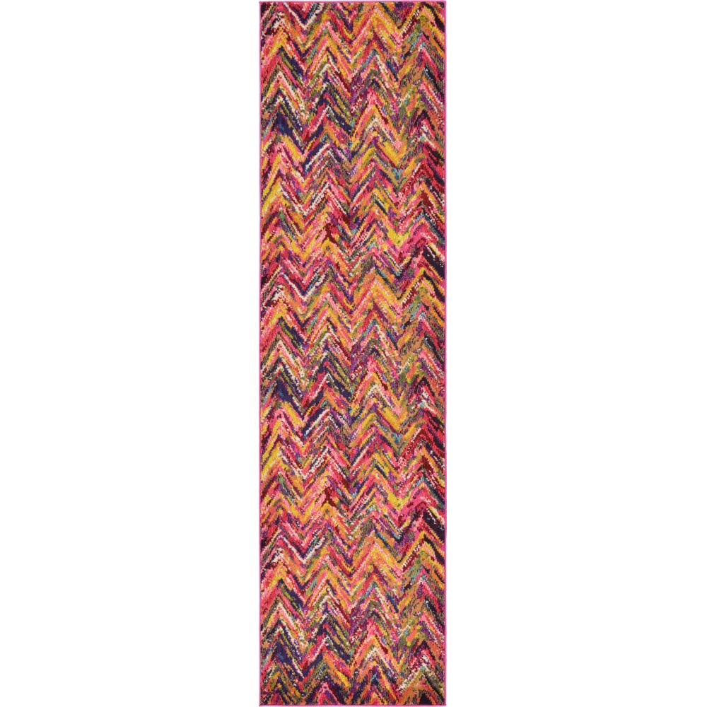 Rug Unique Loom Estrella Multi Runner 2' 7 x 10' 0 Rug Unique Loom Estrella Multi Runner 2' 7 x 10' 0