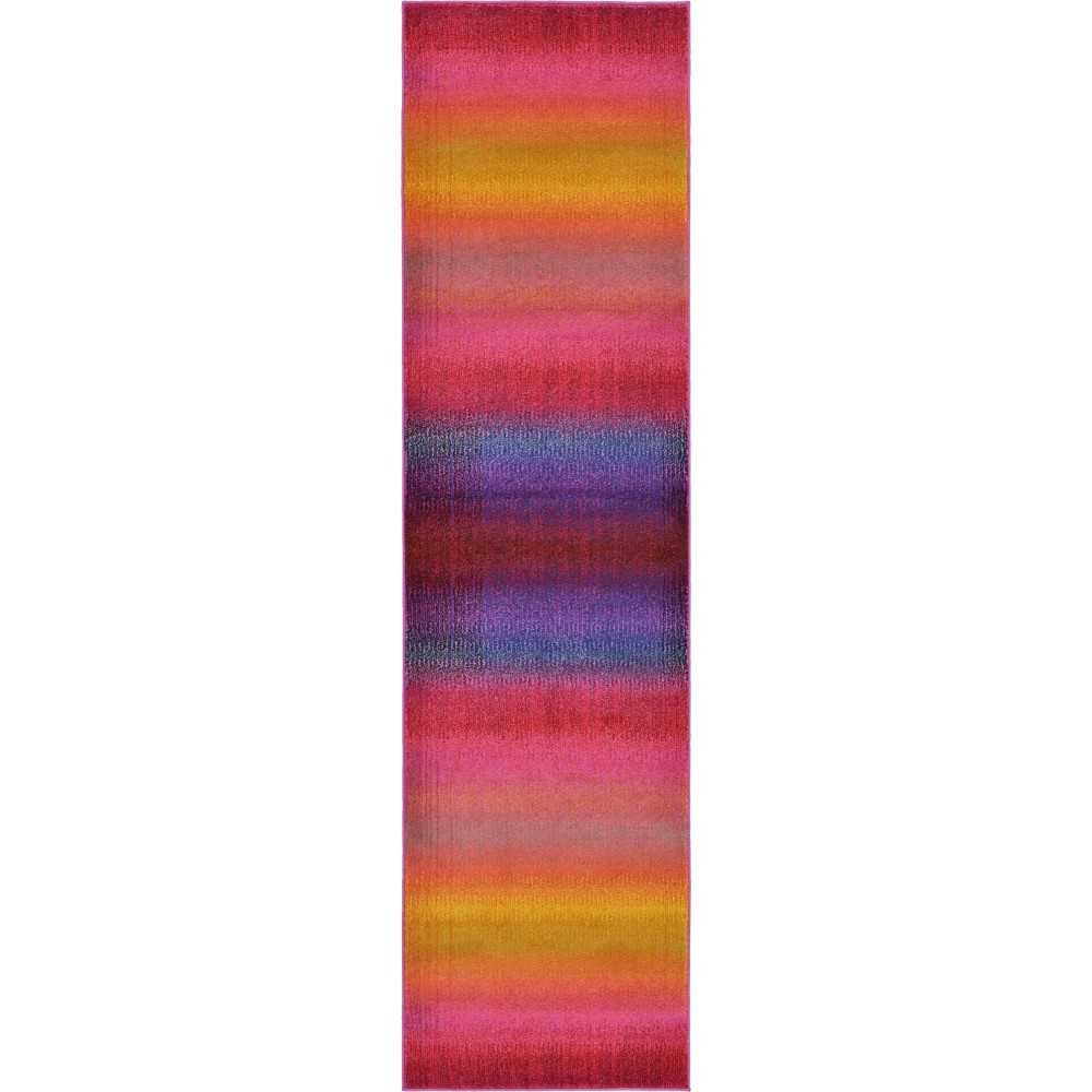 Rug Unique Loom Estrella Pink Runner 2' 7 x 10' 0 Rug Unique Loom Estrella Pink Runner 2' 7 x 10' 0