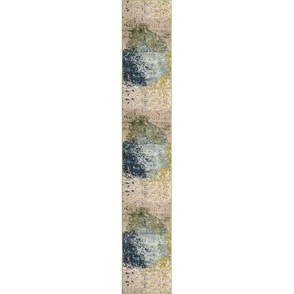 Rug Unique Loom Estrella Blue Runner 2' 7 x 12' 0 Rug Unique Loom Estrella Blue Runner 2' 7 x 12' 0