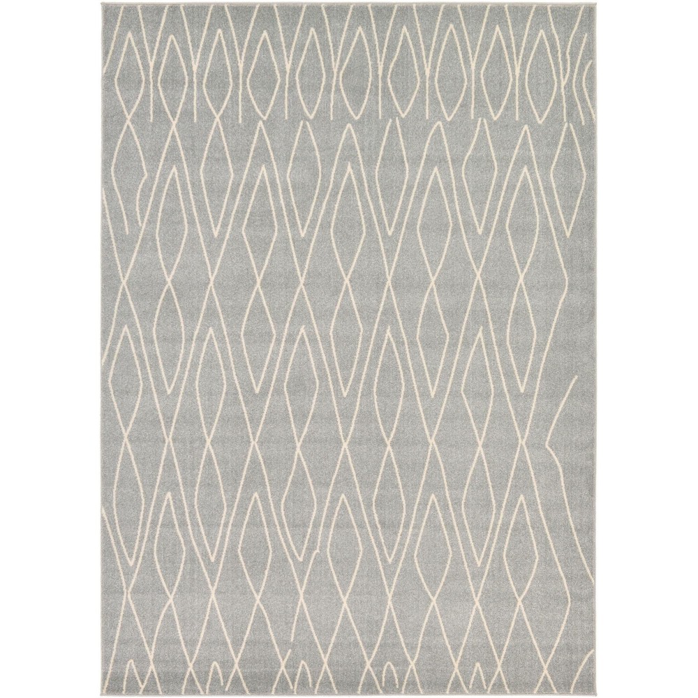 Rug Unique Loom Fez Gray Rectangular 7' 0 x 10' 0 Rug Unique Loom Fez Gray Rectangular 7' 0 x 10' 0