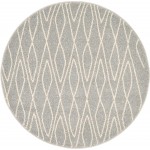Rug Unique Loom Fez Gray Round 3' 3 x 3' 3