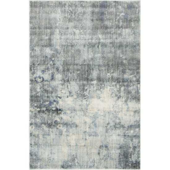 Rug Unique Loom Helios Gray Rectangular 4' 0 x 6' 0