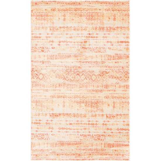 Rug Unique Loom Helios Orange Rectangular 5' 0 x 8' 0