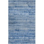 Rug Unique Loom Helios Navy Blue Rectangular 5' 0 x 8' 0