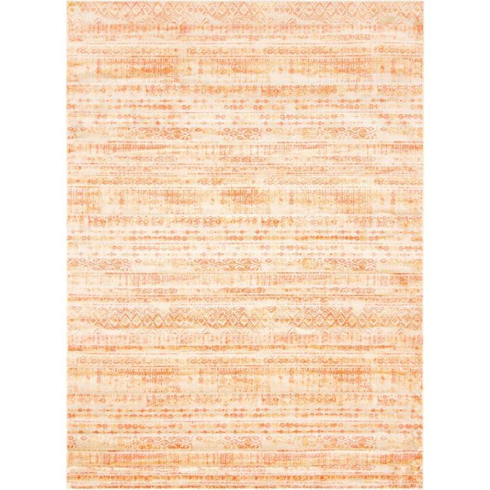 Rug Unique Loom Helios Orange Rectangular 9' 0 x 12' 0 Rug Unique Loom Helios Orange Rectangular 9' 0 x 12' 0
