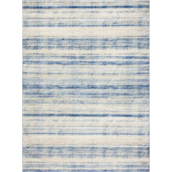 Rug Unique Loom Helios Blue Rectangular 9' 0 x 12' 0