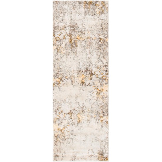 Rug Unique Loom Helios Beige Runner 2' 2 x 6' 0