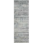 Rug Unique Loom Helios Gray Runner 2' 2 x 6' 0