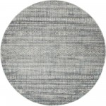 Rug Unique Loom Helios Gray Round 8' 0 x 8' 0