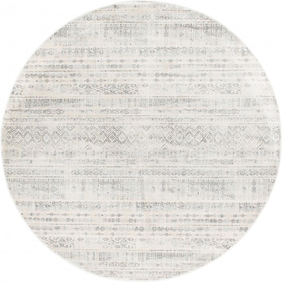 Rug Unique Loom Helios Beige Round 8' 0 x 8' 0