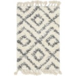 Rug Unique Loom Hygge Shag Ivory Rectangular 2' 2 x 3' 0