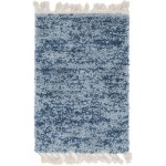 Rug Unique Loom Hygge Shag Blue Rectangular 2' 2 x 3' 0