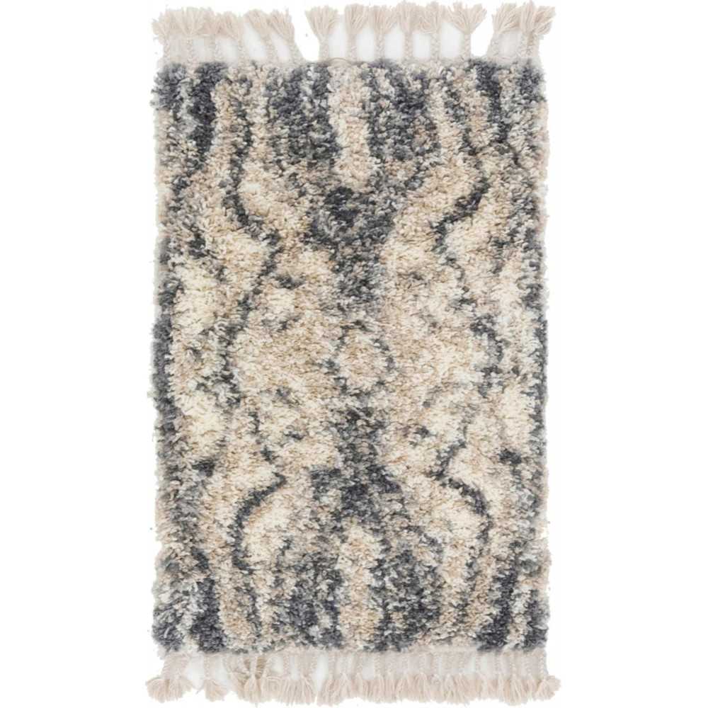Rug Unique Loom Hygge Shag Gray Rectangular 2' 2 x 3' 0 Rug Unique Loom Hygge Shag Gray Rectangular 2' 2 x 3' 0