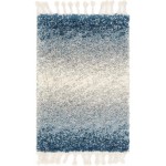 Rug Unique Loom Hygge Shag Blue Rectangular 2' 2 x 3' 0