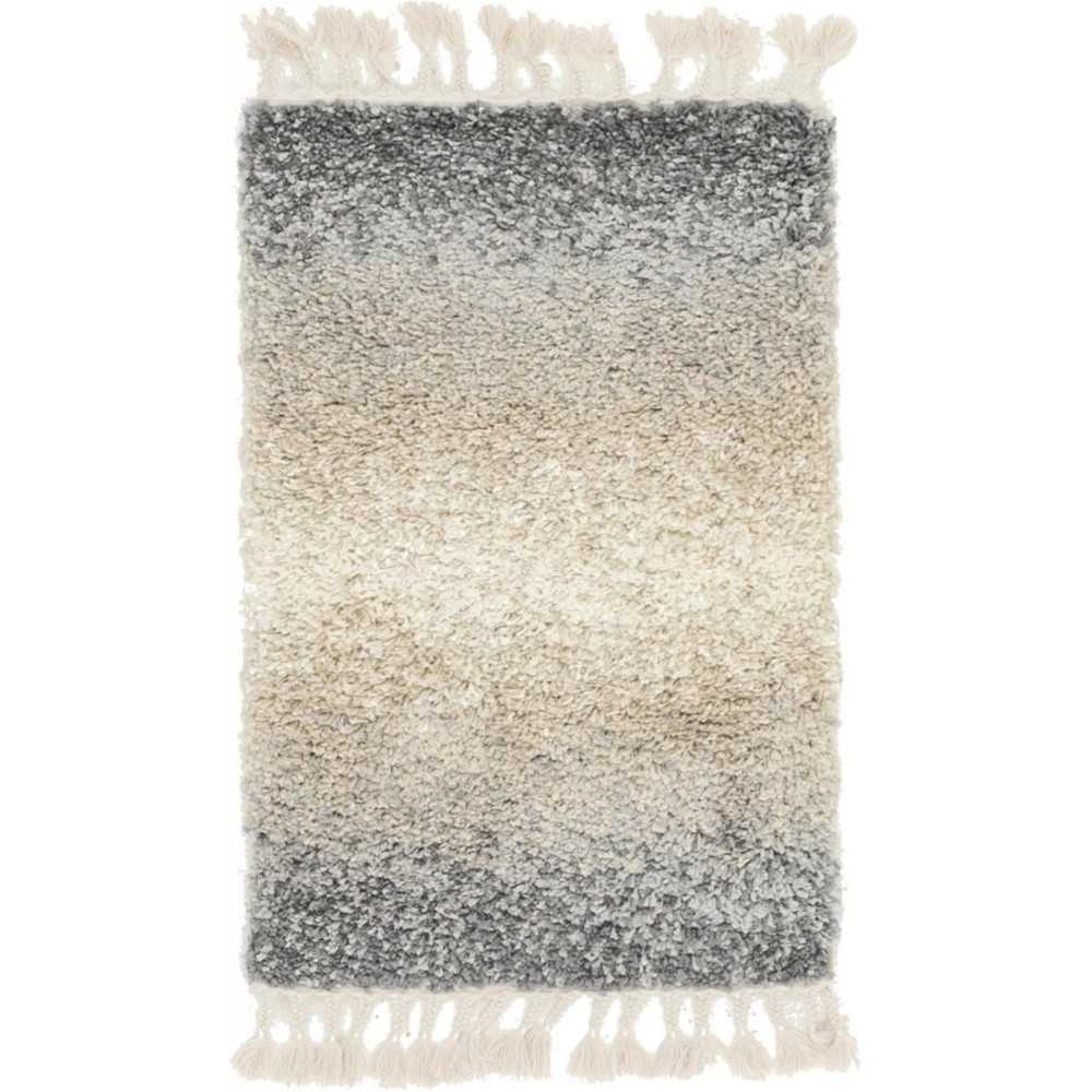 Rug Unique Loom Hygge Shag Gray Rectangular 2' 2 x 3' 0 Rug Unique Loom Hygge Shag Gray Rectangular 2' 2 x 3' 0