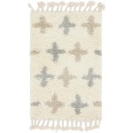 Rug Unique Loom Hygge Shag Ivory Rectangular 2' 2 x 3' 0