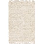 Rug Unique Loom Hygge Shag Ivory Rectangular 4' 0 x 6' 0