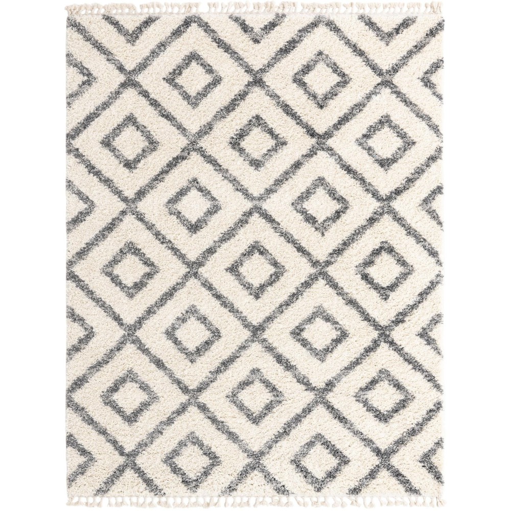 Rug Unique Loom Hygge Shag Ivory Rectangular 8' 0 x 10' 0 Rug Unique Loom Hygge Shag Ivory Rectangular 8' 0 x 10' 0