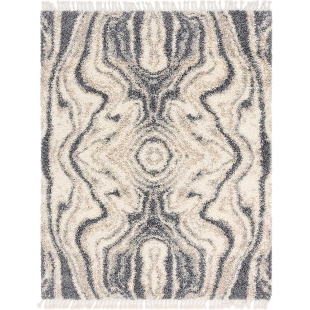 Rug Unique Loom Hygge Shag Gray Rectangular 8' 0 x 10' 0 Rug Unique Loom Hygge Shag Gray Rectangular 8' 0 x 10' 0