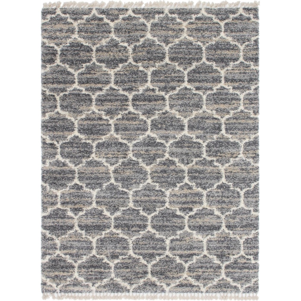 Rug Unique Loom Hygge Shag Gray Rectangular 9' 0 x 12' 0 Rug Unique Loom Hygge Shag Gray Rectangular 9' 0 x 12' 0