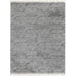 Rug Unique Loom Hygge Shag Gray Rectangular 9' 0 x 12' 0