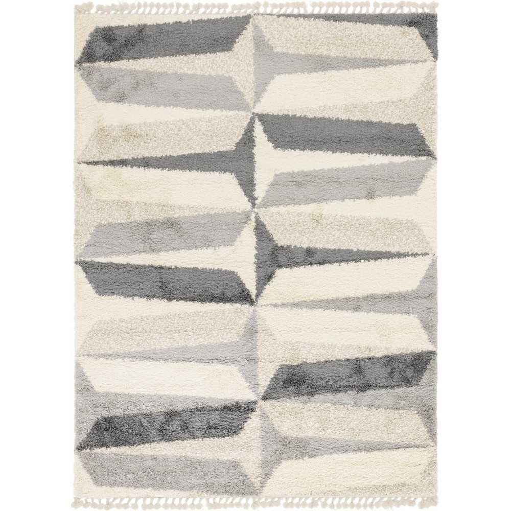 Rug Unique Loom Hygge Shag Gray Rectangular 9' 0 x 12' 0 Rug Unique Loom Hygge Shag Gray Rectangular 9' 0 x 12' 0