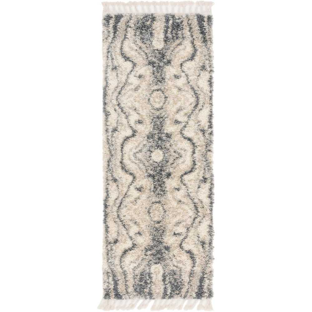 Rug Unique Loom Hygge Shag Gray Runner 2' 2 x 6' 0 Rug Unique Loom Hygge Shag Gray Runner 2' 2 x 6' 0