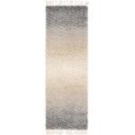 Rug Unique Loom Hygge Shag Gray Runner 2' 2 x 6' 0