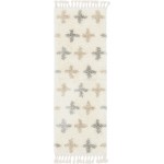 Rug Unique Loom Hygge Shag Ivory Runner 2' 2 x 6' 0