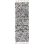 Rug Unique Loom Hygge Shag Gray Runner 2' 7 x 8' 2