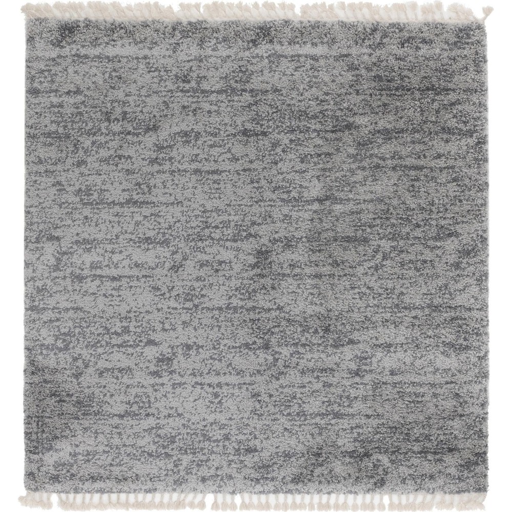 Rug Unique Loom Hygge Shag Gray Square 8' 0 x 8' 0 Rug Unique Loom Hygge Shag Gray Square 8' 0 x 8' 0