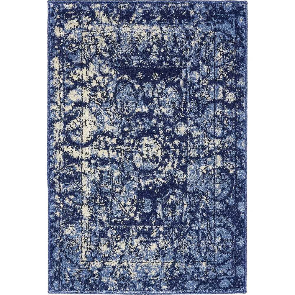 Rug Unique Loom La Jolla Blue Rectangular 2' 2 x 3' 0 Rug Unique Loom La Jolla Blue Rectangular 2' 2 x 3' 0