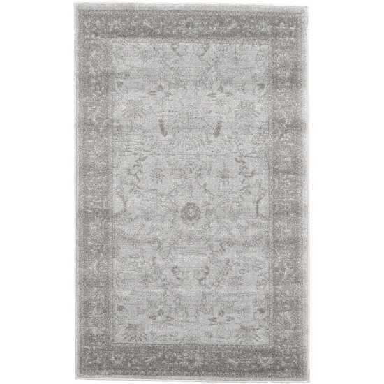 Rug Unique Loom La Jolla Light Gray Rectangular 3' 3 x 5' 3