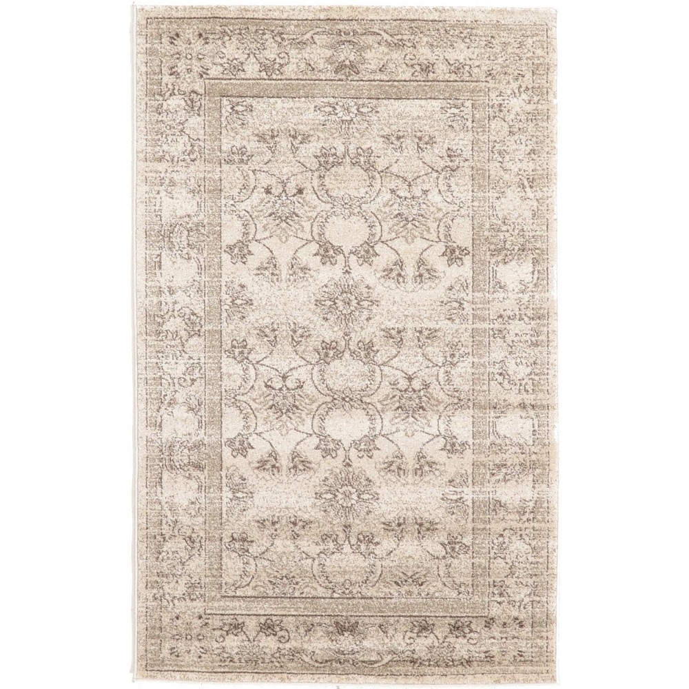 Rug Unique Loom La Jolla Ivory Rectangular 3' 3 x 5' 3 Rug Unique Loom La Jolla Ivory Rectangular 3' 3 x 5' 3