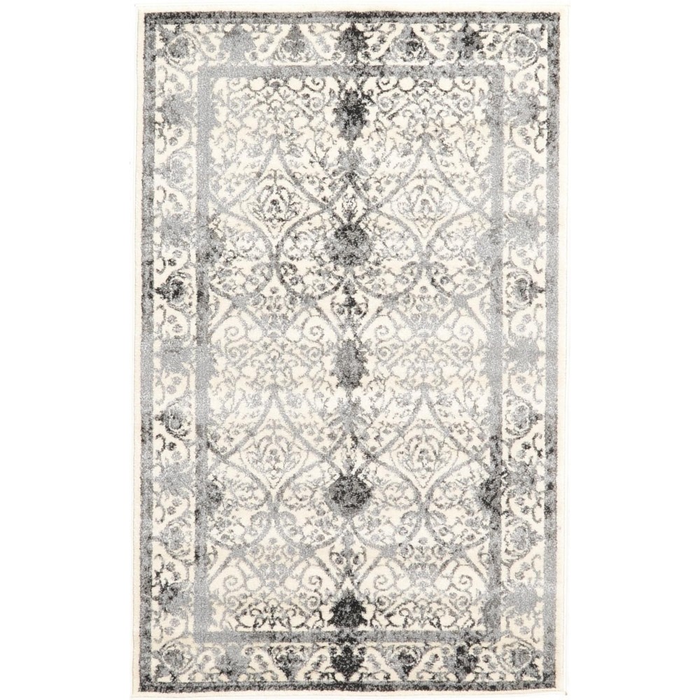 Rug Unique Loom La Jolla Gray Rectangular 3' 3 x 5' 3