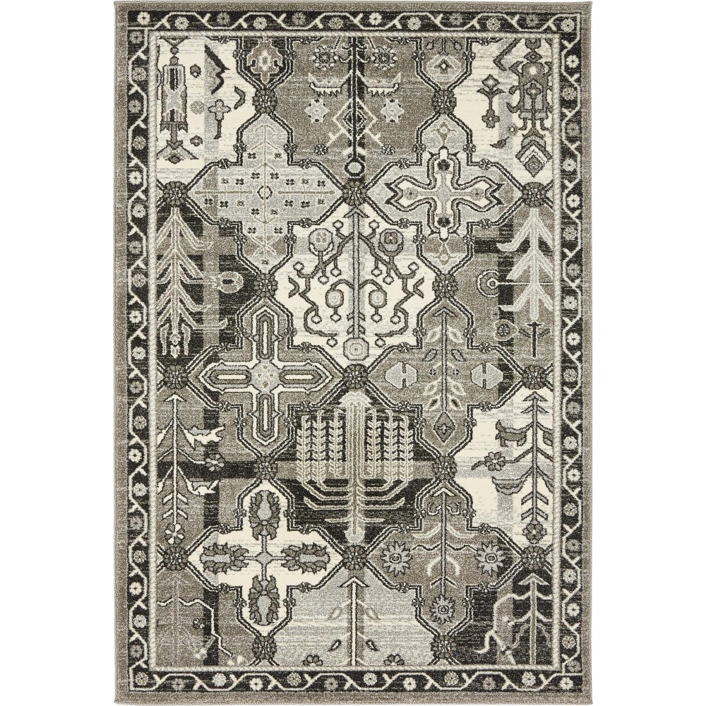 Rug Unique Loom La Jolla Ivory Rectangular 4' 0 x 6' 0 Rug Unique Loom La Jolla Ivory Rectangular 4' 0 x 6' 0