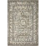 Rug Unique Loom La Jolla Gray Rectangular 4' 0 x 6' 0