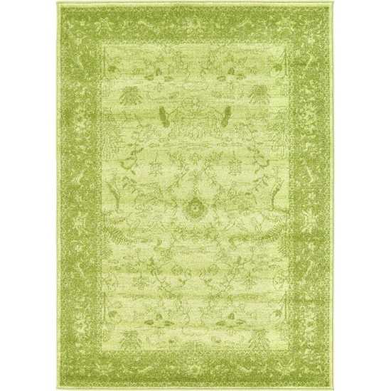 Rug Unique Loom La Jolla Light Green Rectangular 4' 0 x 6' 1