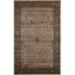 Rug Unique Loom La Jolla Light Brown Rectangular 5' 0 x 8' 0