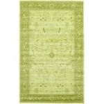 Rug Unique Loom La Jolla Light Green Rectangular 5' 0 x 8' 0